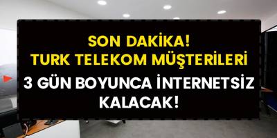 Son Dakika: İnternetler kesilecek! 6 – 7 ve 8 Ocak tarihlerinde 9 il ve 20 ilçede internet kesintisi duyurusu geldi…