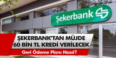 Şekerbank duyurdu: Esnaflara 6 ay geri ödemesiz kredi verilecek! Başvurular başladı…