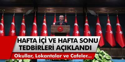 Erdoğan Açıkladı: Yüz Yüze Eğitim Ne Zaman Başlayacak? Kafeler ve Restoranlar Ne Zaman Açılacak? Kısıtlamalar Esnetilecek Mi?