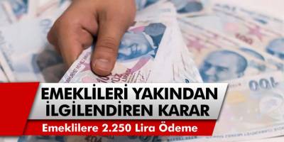 Milyonlarca Emekliyi Yakından İlgilendiriyor! Musluğun Ağzını Açtılar Anında Geri Ödemesiz 2550 TL Ödeme Alabilirsiniz…