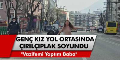 O ilimizde Pes Dedirten Görüntü! Kısıtlama Gününde Yolda Çırılçıplak Koşan Kadın Herkesi Hayrete Düşürdü...