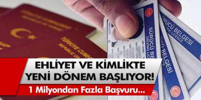 Ehliyet ve kimlik için yeni dönem başlıyor! Hemenücretsiz olarak alabilirsiniz…