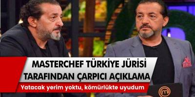 Masterchef Türkiye’nin jürisi Mehmet Yalçınkaya tarafından çarpıcı açıklama! Yatacak yerim yoktu, kömürlükte uyudum…