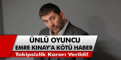 Savcılıktan Emre Kınay’a kötü haber! Takipsizlik kararı verildi.