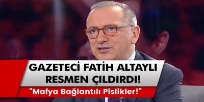 Gazeteci Fatih Altaylı resmen çıldırdı: "Mafya bağlantılı pislikler! Kimsiniz ulan siz serseriler!"