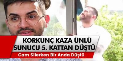 Temizlik Benim İşim yarışmasında görülmez kaza! Ünlü sunucu Kadir Ezildi cam silerken beşinci kattan aşağı düştü!