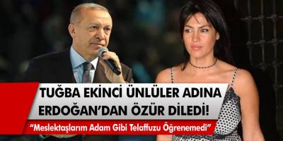 Şarkıcı Tuğba Ekinci, "Geçinemiyoruz" diye tepki gösteren ünlüler için Cumhurbaşkanı Erdoğan'dan özür diledi!