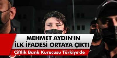 Çiftlik Bank Kurucusu 'Tosuncuk' Lakaplı Mehmet Aydın'ın İlk İfadesi Ortaya Çıktı