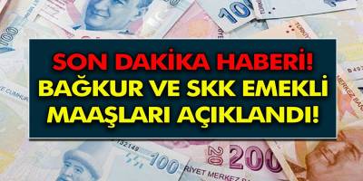 Son Dakika Gelişmesi: Bağ-Kur ve SSK Emekli Maaşları Açıklandı...