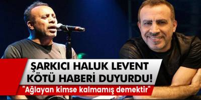 Haluk Levent kötü haberi duyurdu! "Ağlayan kimse kalmamış demektir" Yurt dışına yerleşeceğini açıklamıştı