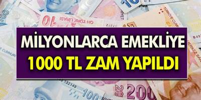 Son Dakika: Emeklilere Müjdeli Haber Geldi! 1000 TL Eksik Ödemeler Hesaplara Yatıyor