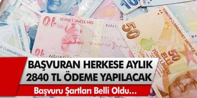 Genelge Yayınlandı, SGK Duyurdu! T.C. Kimlik Numarası ile Başvuranlara 2840 TL Veriliyor