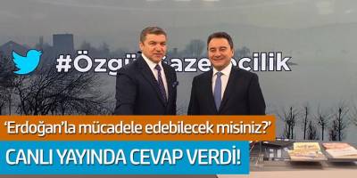 Erdoğan'la mücadele edebilecekmisiniz? Canlı yayında cevap verdi!