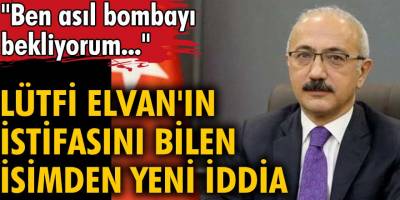 Lütfi Elvan'ın istifasını duyan Memiş'ten yeni iddialar geldi: "Ben asıl bombayı bekliyorum" dedi.