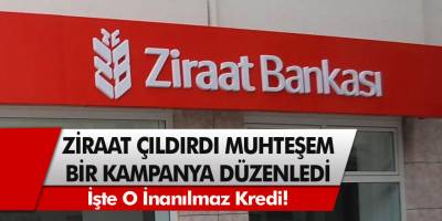 Ziraat Bankası’ndan Büyük müjde! Borcu olanlar için 5, 10 ve 20 bin TL dijital ihtiyaç kredisi veriliyor…