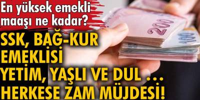 SSK, Bağ-Kur, Emekli Sandığı Milyonlarca emekliye zam müjdesi geldi! Yeni Ek Zam gündeme geldi...