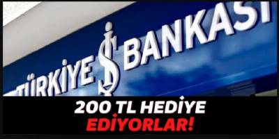 Türkiye İş Bankası Bu Uygulamayı İndiren herkese 200 TL veriyor! Şart Yok Geri Ödeme Yok İşte detaylar!