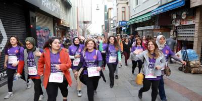 8 Mart’ı sanat ve sporla kutladılar