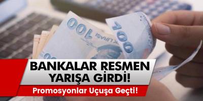 Promosyonlar resmen uçuşa geçti! En Yüksek Promosyon Veren Bankalar tek tek duyurdu!