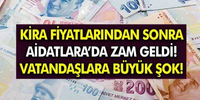 Kira fiyatlarından sonra aidat fiyatlarına da zam geldi! Vatandaşa Büyük Şok!
