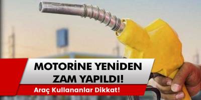 Araç kullananlar dikkat! Zamlar dur durak bilmiyor. Motorine yine zam geliyor...
