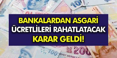 Bankalardan asgari ücretli vatandaşı rahatlatacak karar verildi! Maaş haczi artık olmayacak