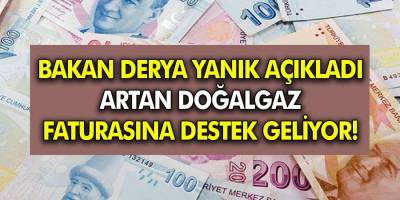 Aile ve Sosyal Hizmetler Bakanı Derya Yanık Açıkladı Artan Doğalgaz Faturasına Destek Yolda!