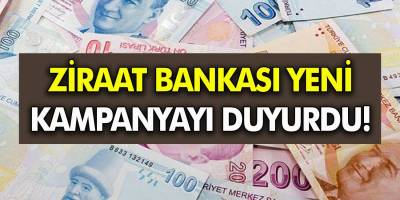 Vatandaşlara Büyük Müjde! Ziraat Bankası Yeni Kampanyayı Duyurdu!