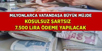 Milyonları kapsıyor son dakika gelişmesi! 7 bin 500 lira ödeme yapılacak! Emeklilik ile ilgili flaş gelişme!
