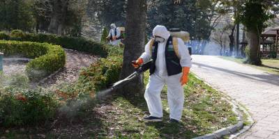 Çorum Belediyesi Çorum'da uçkunla mücadele çalışmaları sürüyor