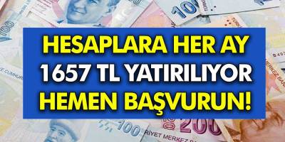 Banka Hesaplara Her Ay 1.657 TL Yatırılacak! Başvuran Herkes Alabilir!