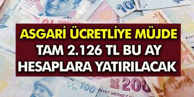 Asgari ücretliye büyük müjde! 2.168 TL ikramiye kuruşu kuruşuna hesaplara yatacak!