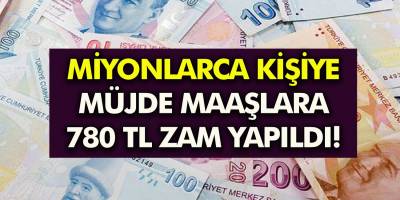 Son dakika, Hükümet sonunda düğmeye bastı! Maaşlara 780 TL zam yapılıyor! Yarından itibaren başlıyor...