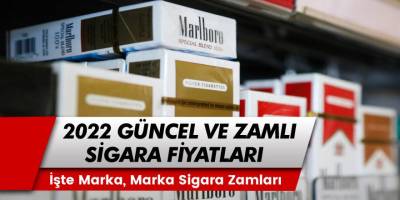 2022 Sigara Fiyatları Yeni ve Güncel Liste: Winston, Marlboro, Kent, Parliament, Muratti, Lark ve Viceroy 19 Nisan marka marka sigara zammı - fiyatları son durum!