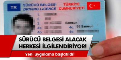 Ehliyet alacak herkes dikkat: Yeni uygulama başlatıldı!