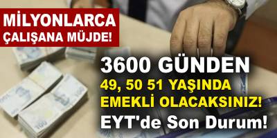 Kimse beklemiyordu sonunda netleşti! 1800, 3600 ve 5600 SGK-SSK prim gün ile 50-51 ve 53 yaşında emeklilik müjdesi verildi 2022
