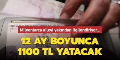 Büyük Müjde herkesi ilgilendiriyor Paralar PTT’den alınacak! 12 ay boyunca 1100 TL ödeme verilecek!