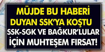 Artık çalışamayanlar da emekli olabilecek! Bu haberi duyan, SSK’ya koştu! SSK – SGK ve Bağ-Kur’lular için muhteşem fırsat…