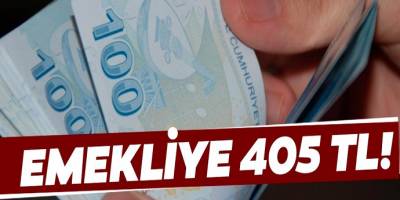 Müjde Emekliye 405 TL Ek Gelir! Emeklilere aile yardımı verilecek mi?