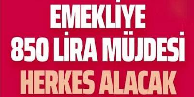 Emeklilere 850 Lira  maaş müjdesi! Bankalar Emekli Maaşı Promosyon yarışına girdi...