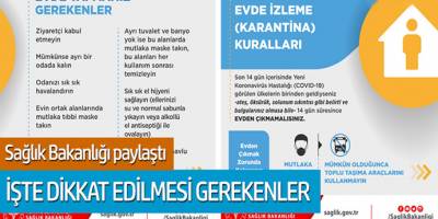 Sağlık Bakanlığı paylaştı: İşte dikkat edilmesi gerekenler