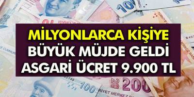Gündeme bomba gibi düştü! Asgari ücret 2023 ocak zammında 9 bin 900 tl olacak! İşte detaylar...