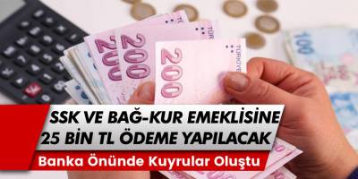 Bankaların Önünde Adete Kuyruk Oluştu! Kamu Bankalarından Emeklilere 25 Bin Liraya Kadar Tek Şartlı Ödeme Planı Açıklandı...