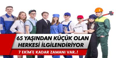 SGK resmen başlattı! Müjde 65 yaşından küçük olan herkesi ilgilendiriyor! 7 Ekim’e kadar zamanı var!