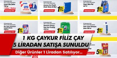 Avansas Ekim Kampanyasını Duyurdu! 1 kg Çaykur Filiz Çay 3 Liradan Satışa Sunuldu... Ne Alırsan 1 TL Kampanyası