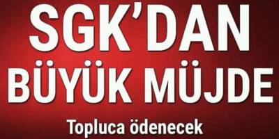 SSK'dan toplu para ödeme müjdesi! Muhteşem haber Emekli olamayana tüm primler geri ödenecek!