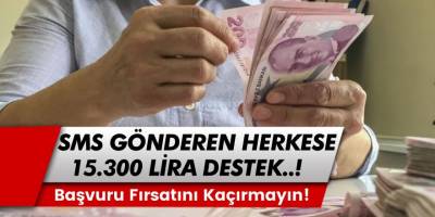 SMS Atan Herkese 15.300 TL’lik Destek! PTT’nin Açıkladığı Destek Sosyal Medyayı Yıktı Geçti!