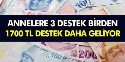 Milyonlarca Anneye verilen destekler artıyor! Müjde annelere 3 destek birden Toplamda 1700 TL Destek geliyor!
