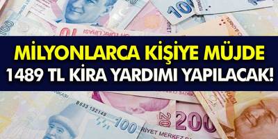 Milyonlarca kişiye 1489 lira Kira yardım ödemesi yapılacak! T.C kimlik no son hanesi 0 2 4 6 8 olanlar! E-devlet'te başvurun!