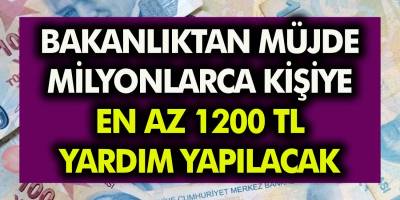 Aylık 1200 TL Yardım Başvuruları Başladı! Ödemeler PTT Üzerinden Yapılacak! Kimler Nasıl Başvuru Yapacak!